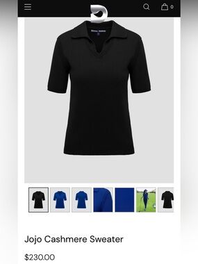 Jojo Cashmere Sweater - Black